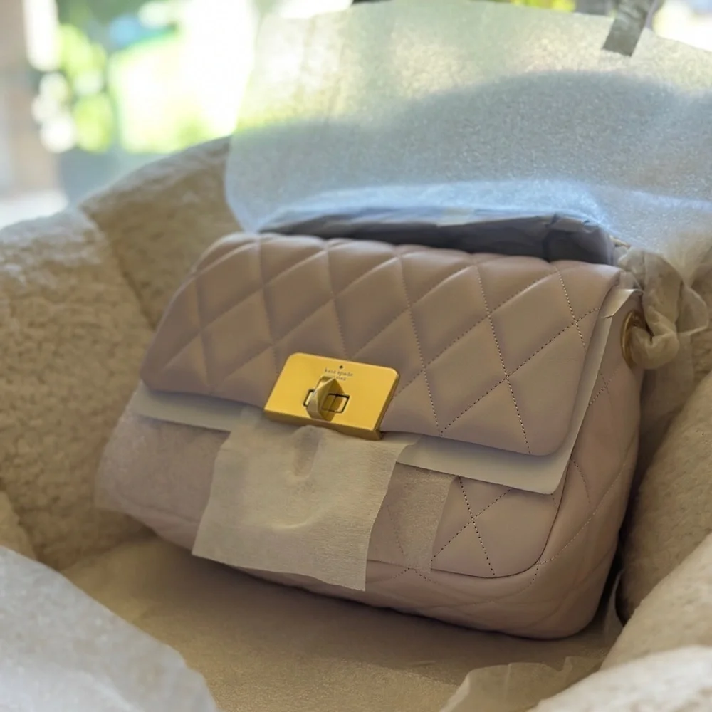 NWT- Kate Spade Carey Quilted Small Flap Shoulder/Crossbody